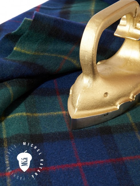 LYBSTER-KILT-NATIVE, длиный ПАЛАНТИН из мягчайшей шерсти MERINOS из пряжи средней тяжести, коллекционная линия CONFRONTATION (Собственный Взгляд) TQ.W220_VM2020-25/BLUE.VERT